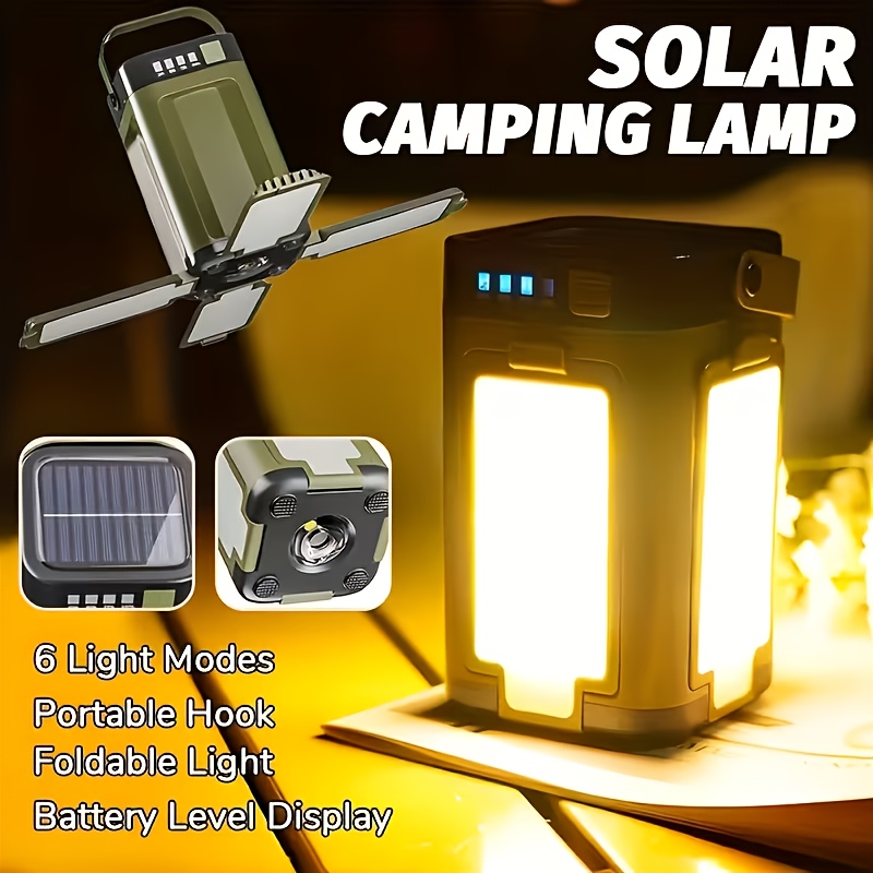 Outdoor Power For Lights - Güneş Enerjili Taşınabilir Kamp Lambası Güneş