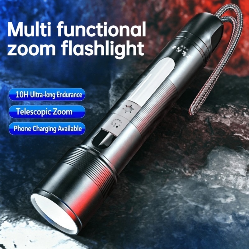 Outdoor Power For Lights - Çok Fonksiyonlu LED El Feneri Yakınlaştırılabilir