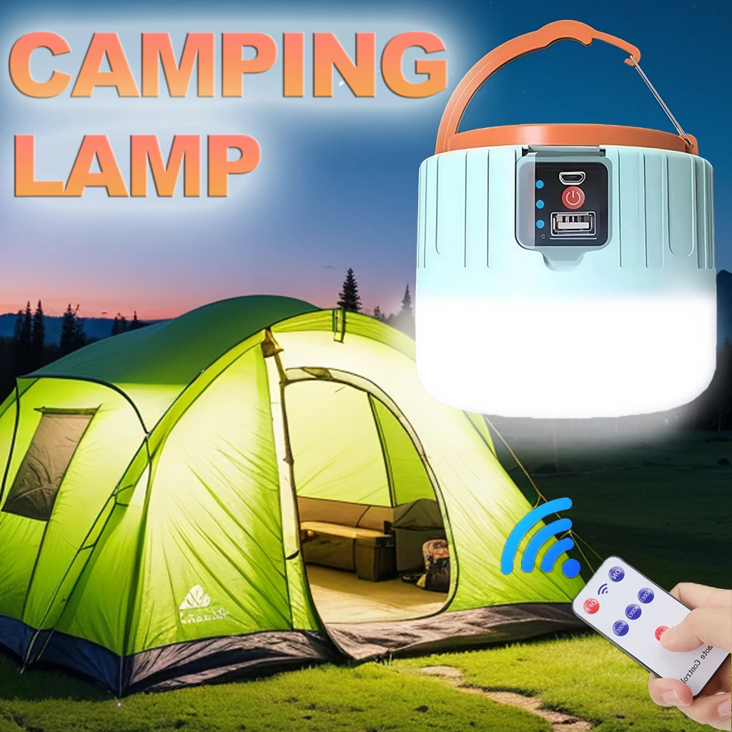Outdoor Power For Lights - Güneş Enerjili Kamp Feneri Şarj Edilebilir