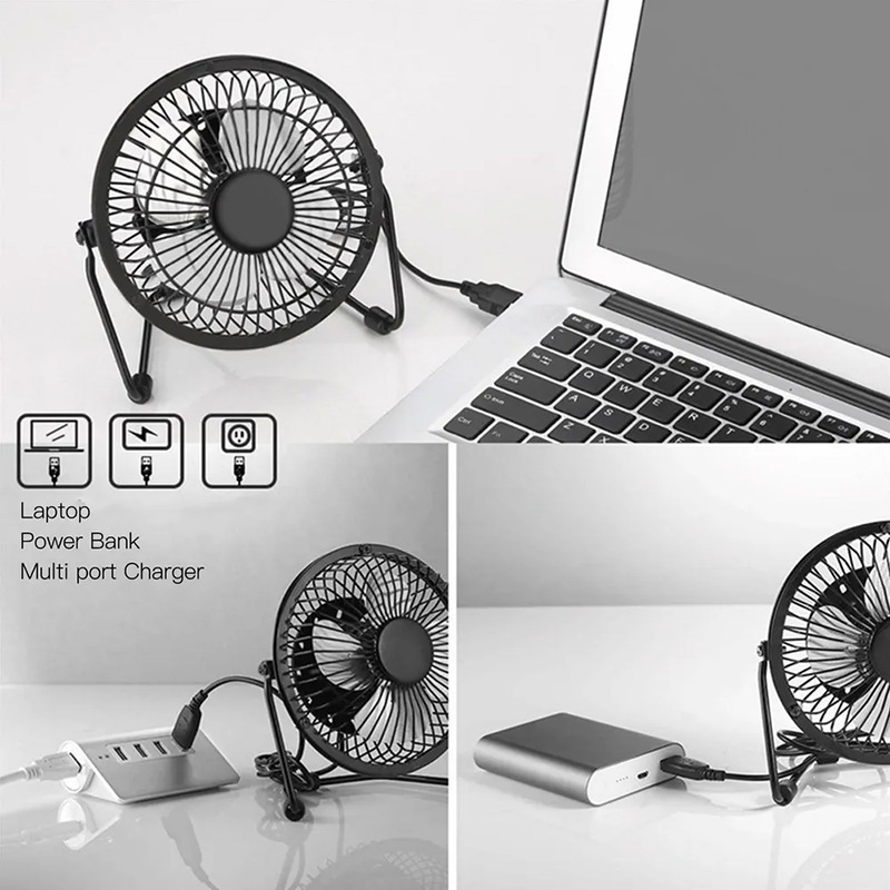 Outdoor Power Vent - Taşınabilir 4 inç DC Fan Güneş