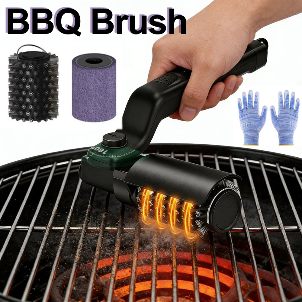 Outdoor Power Brush - Elektrikli Izgara Fırçası Şarj Edilebilir 3