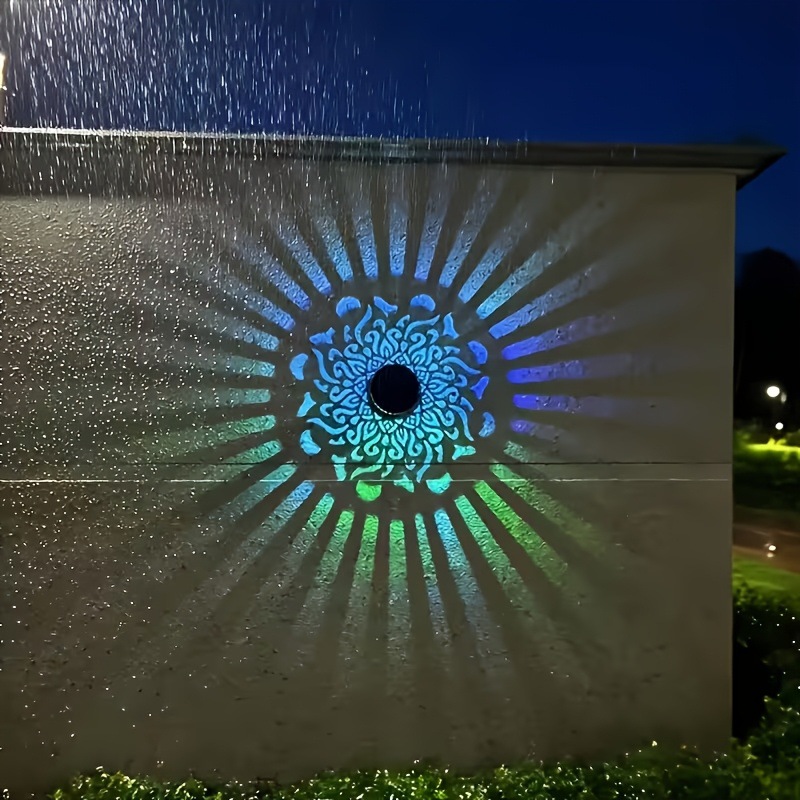 Outdoor Powerwall - Güneş enerjili LED duvar lambası Mandala