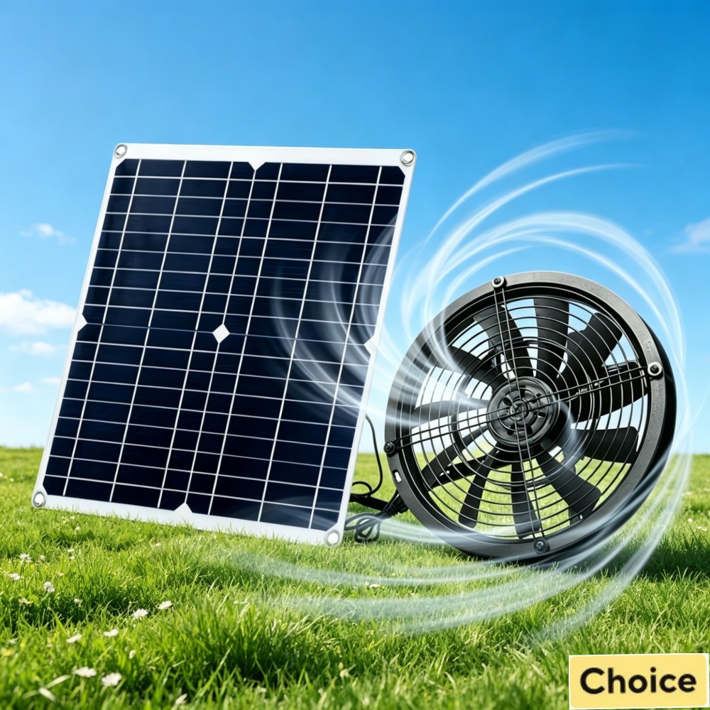 Outdoor Power Vent - 15-25W Kendi Kendine Güç Veren Egzoz