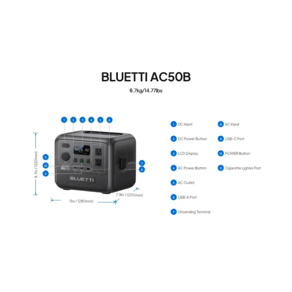 BLUETTI AC50B Taşınabilir Güç  - Outdoor Powerwall incelemesi ve fiyatı