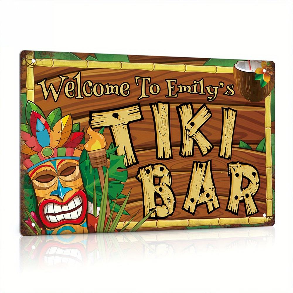 Özel Dekoratif Tiki Bar Tabela - Outdoor Power Bar incelemesi ve fiyatı