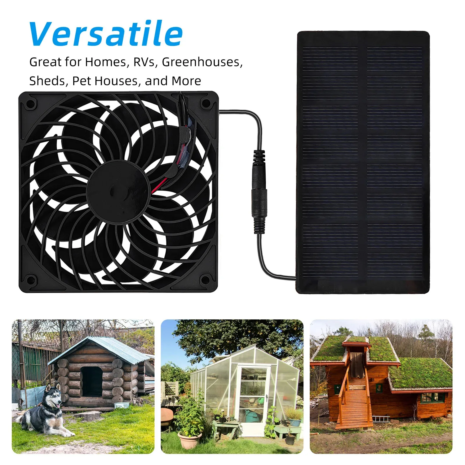 Güneş Enerjili Su Geçirmez 12c - Outdoor Power Vent incelemesi ve fiyatı