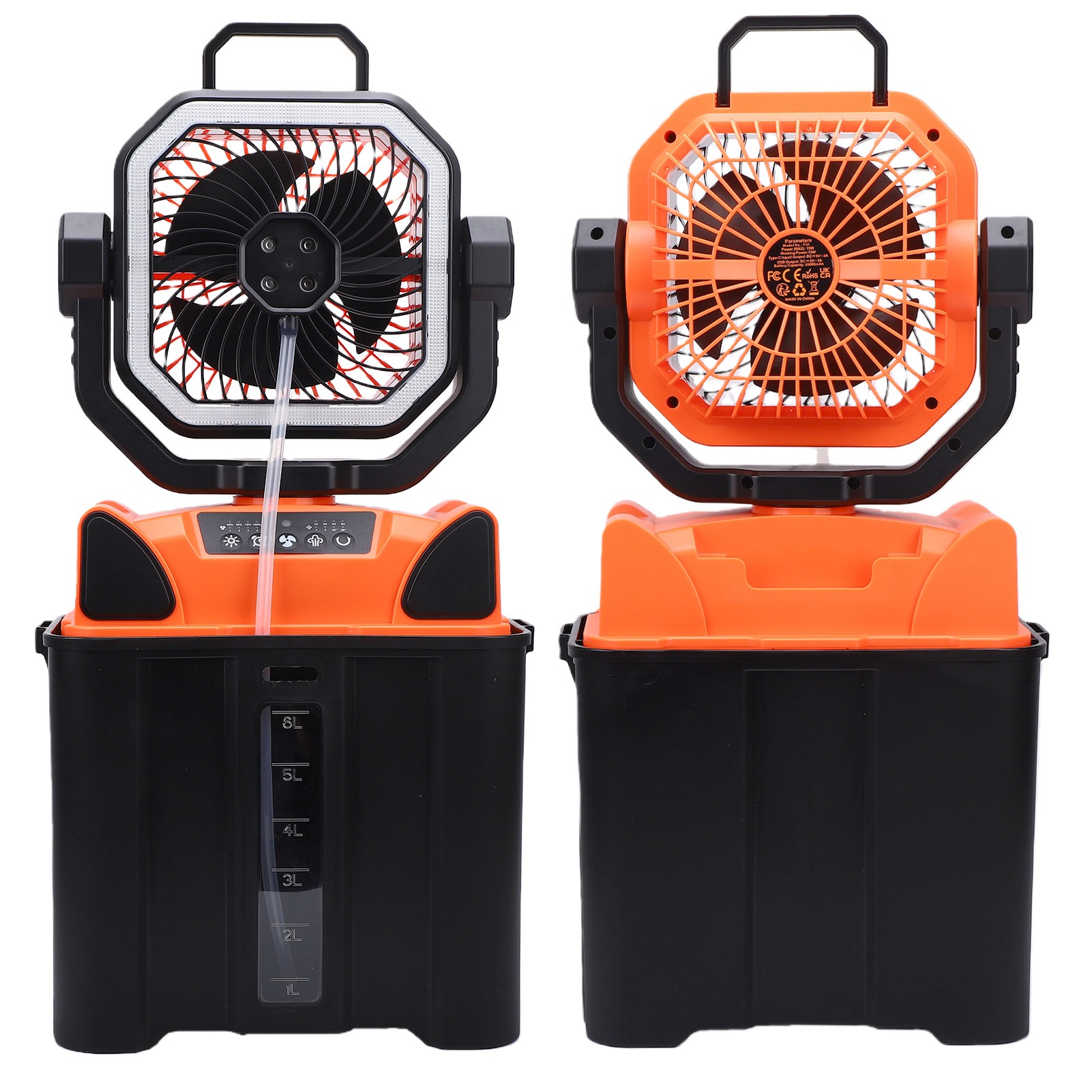 6L Kovalı, LED Işıklı, Uzaktan - Outdoor Power Fan incelemesi ve fiyatı